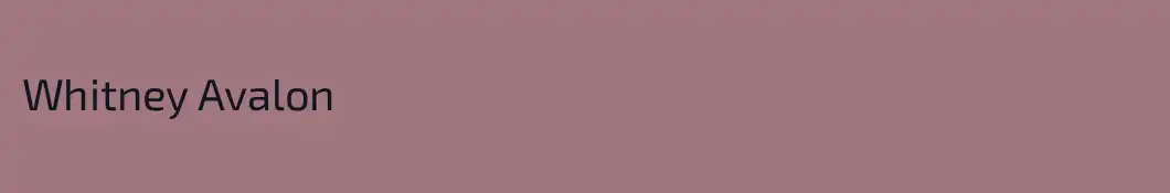 Whitney Avalon